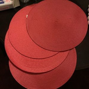 Set of 4 Round Placemats
